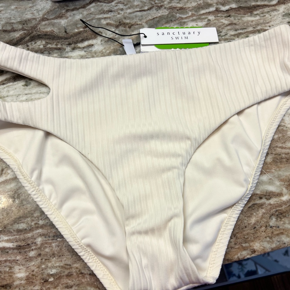 Sanctuary Cream bikini BOTTOMS only